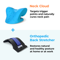 The Original Neck Cloud from Kenko Back - Cervical Traction Device, Adjustable Neck Hump Corrector for Back, Shoulder, & Neck Pain Relief, Neck Stretcher for Posture Correction, Better Sleep, & Improved Quality of Life