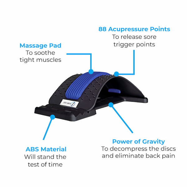 Back Stretcher For Pain Relief, Lumbar Support Lower Back