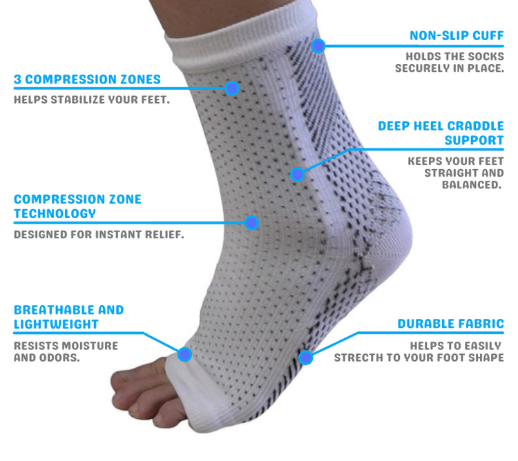 Non slip 2025 compression socks