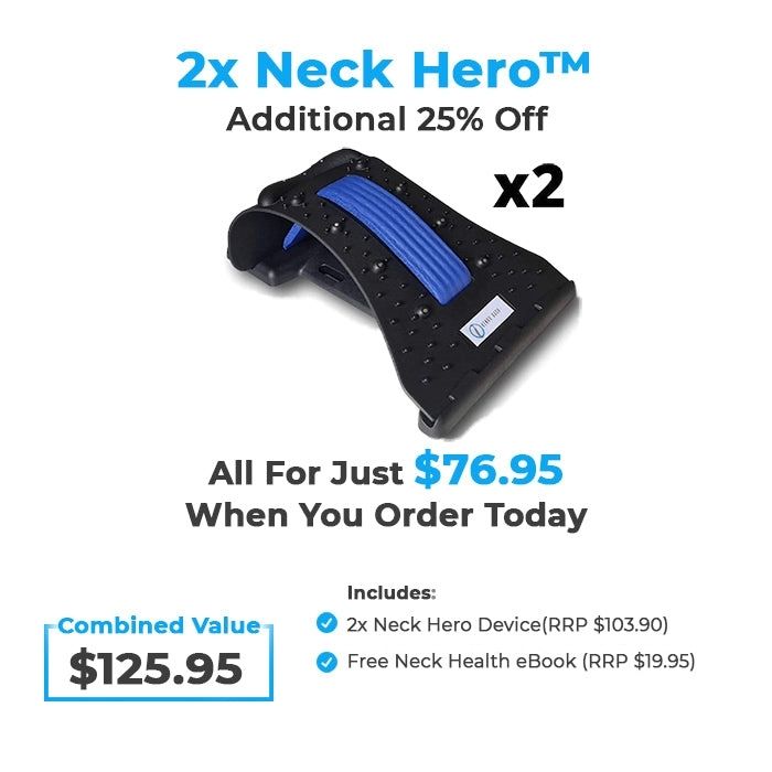 Neck Stretcher Cervical Traction Device for Neck Pain Relief and Back  Stretcher for Lower Back Pain Relief Lumbar Support Bundle